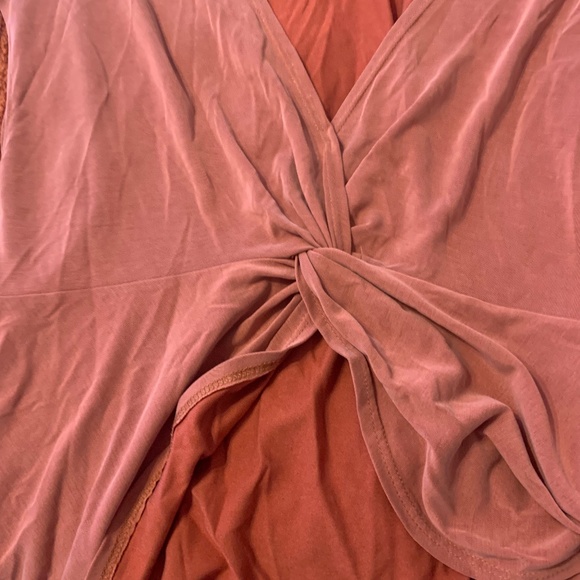 Green‎ Envelope short sleeve blouse S - Picture 3 of 5